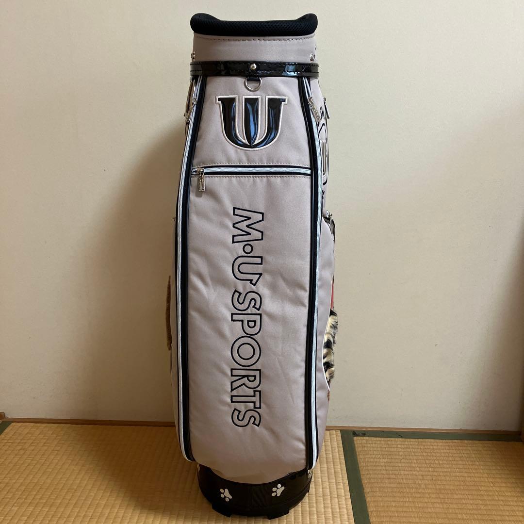 新品未使用　MU SPORTS ゴルフキャディバッグ 8.5型 レディース
