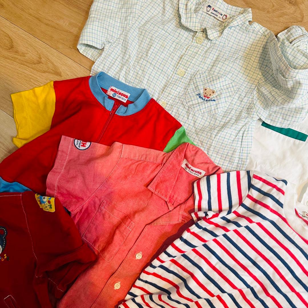 ファミリアミキハウス　セット7点　80cm