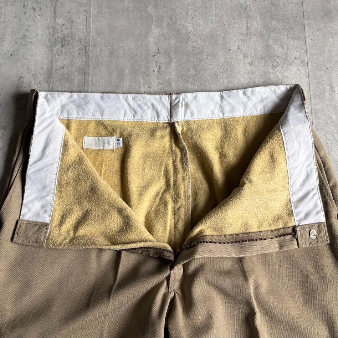 80s Dickies】ワークパンツチビタグ裏地付き股ガゼットusa製