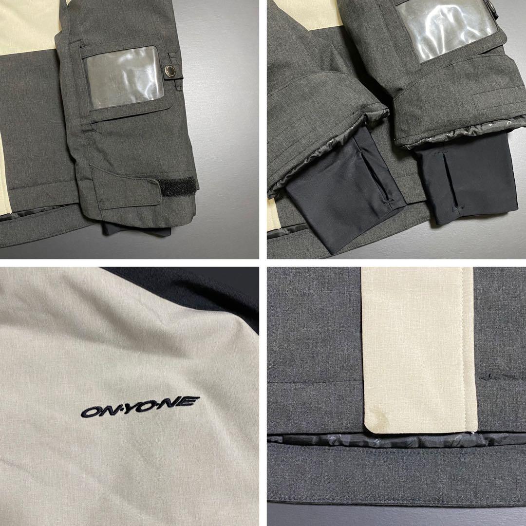 美品 ON-YO-NE スキー セットアップ 中綿 ストレッチ 撥水 メンズ S