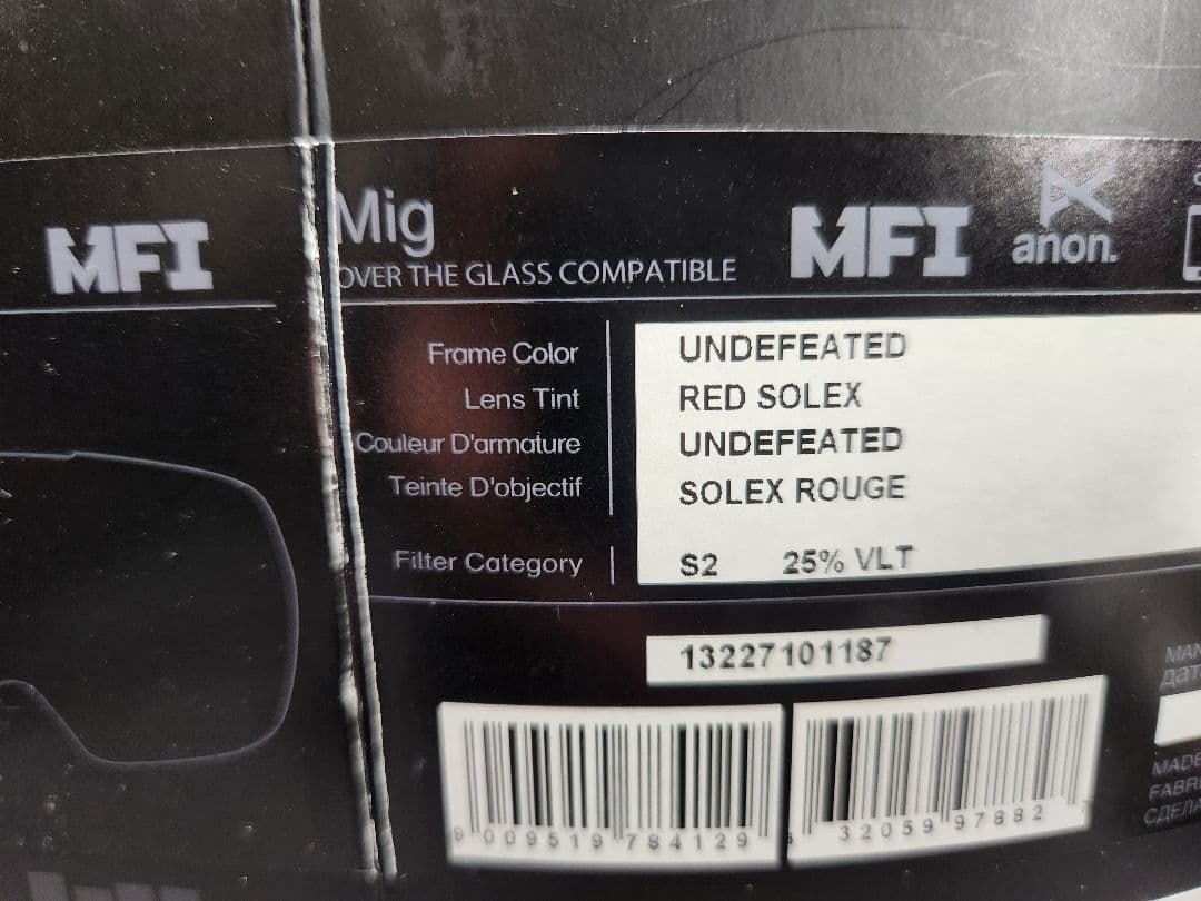 anon.　ゴーグル　スペアレンズ付き　& 　バラクラバ2種