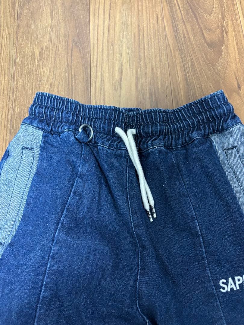 Sapeur Denim Track Pants \"Indigo\" XL 美品