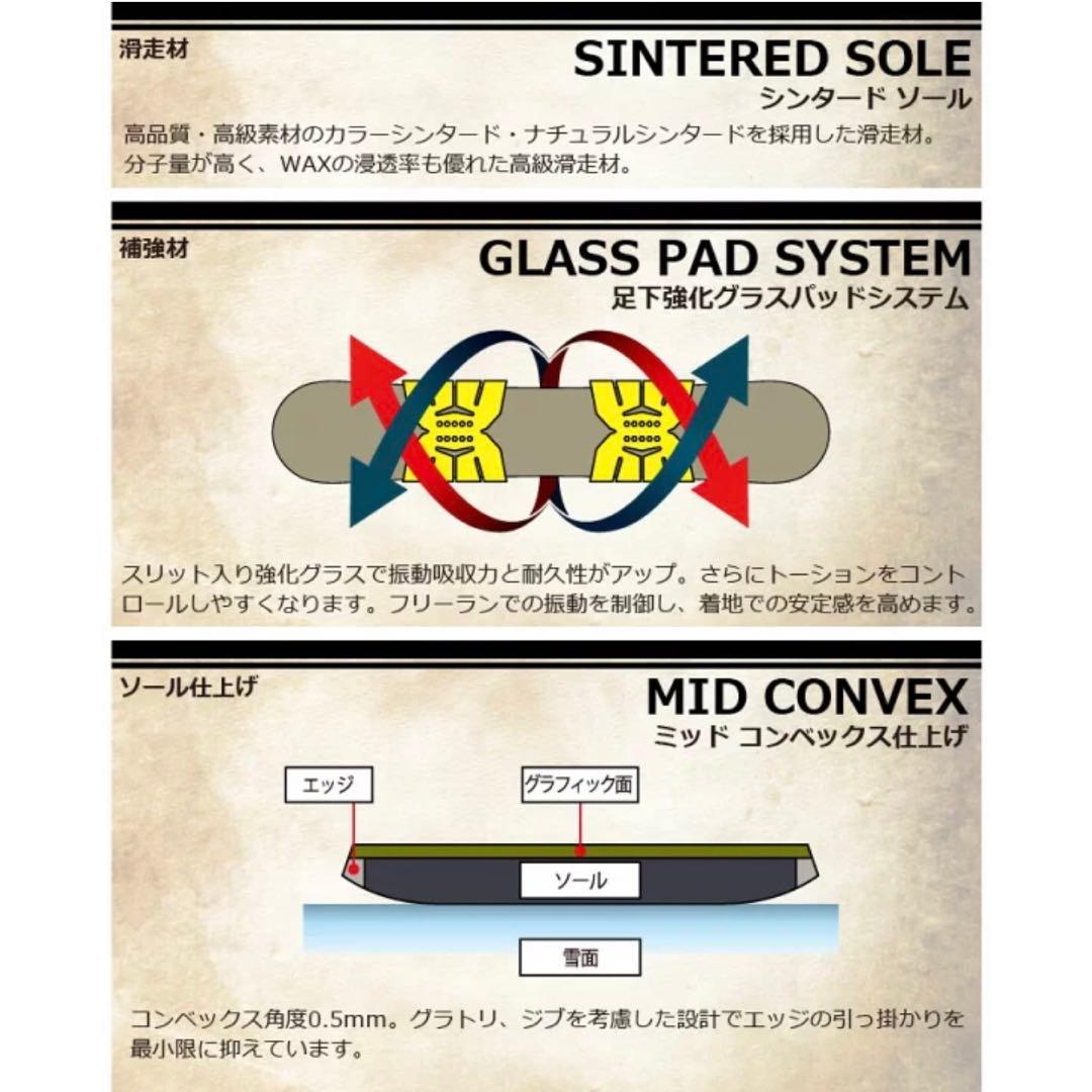 【新品・未使用】TORQREX トルクレックス　スノーボード　153㎝