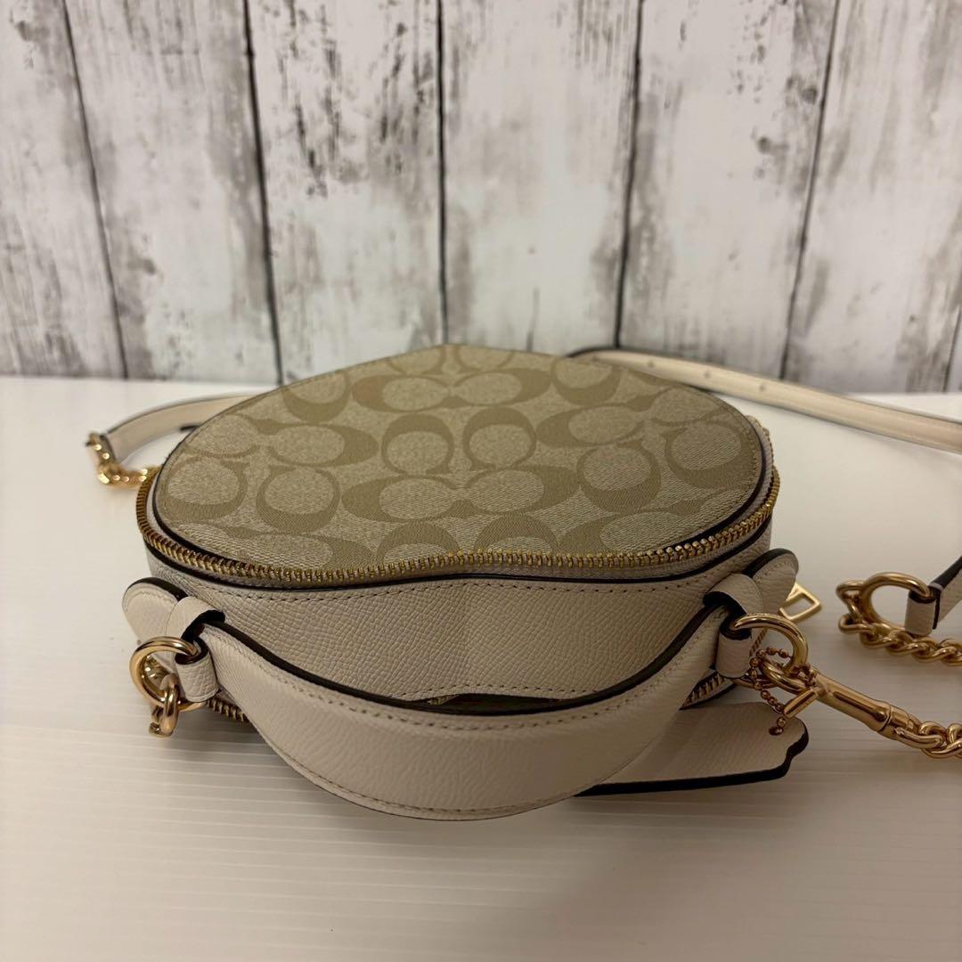 い*ご様 【中古】 COACH （コーチ） ハート クロスボディ ショルダーバッ