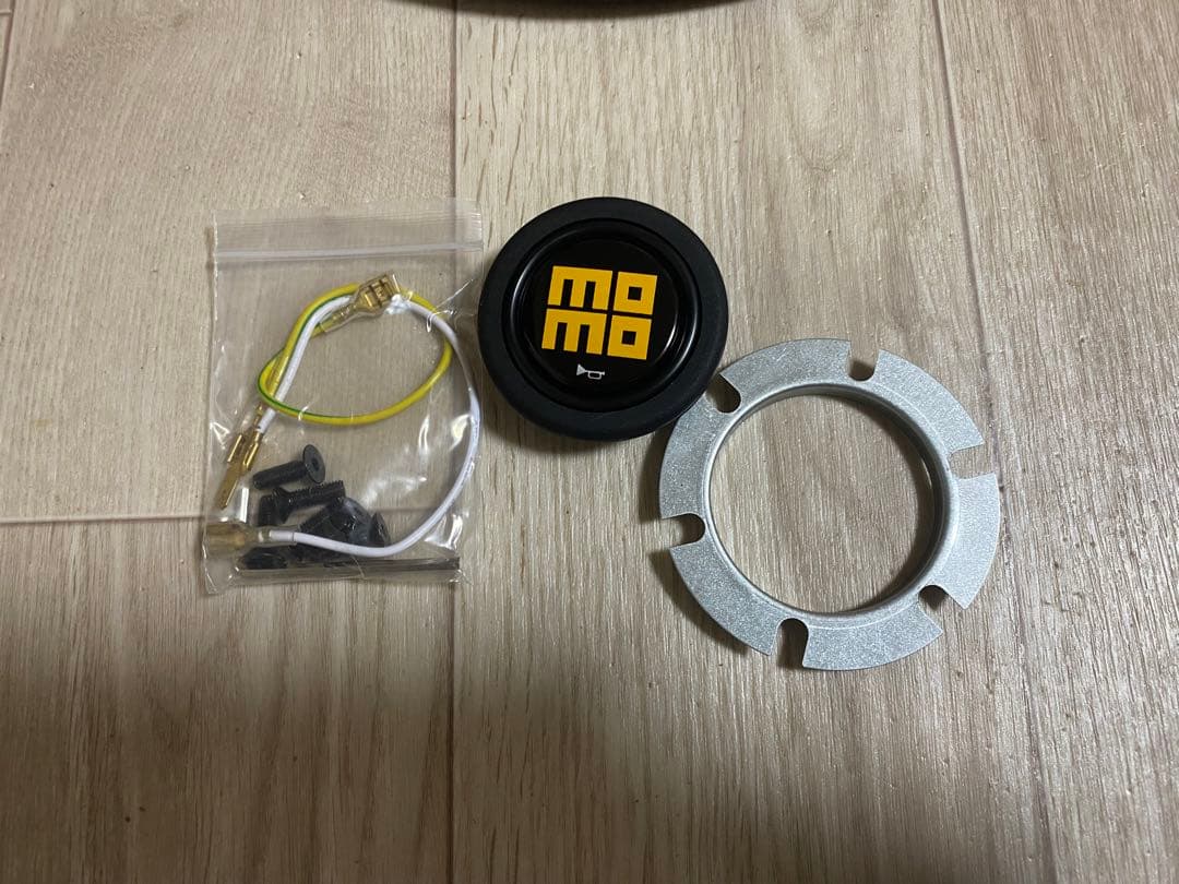 MOMO INDY ステアリング 社外 モモ 14インチ 茶色