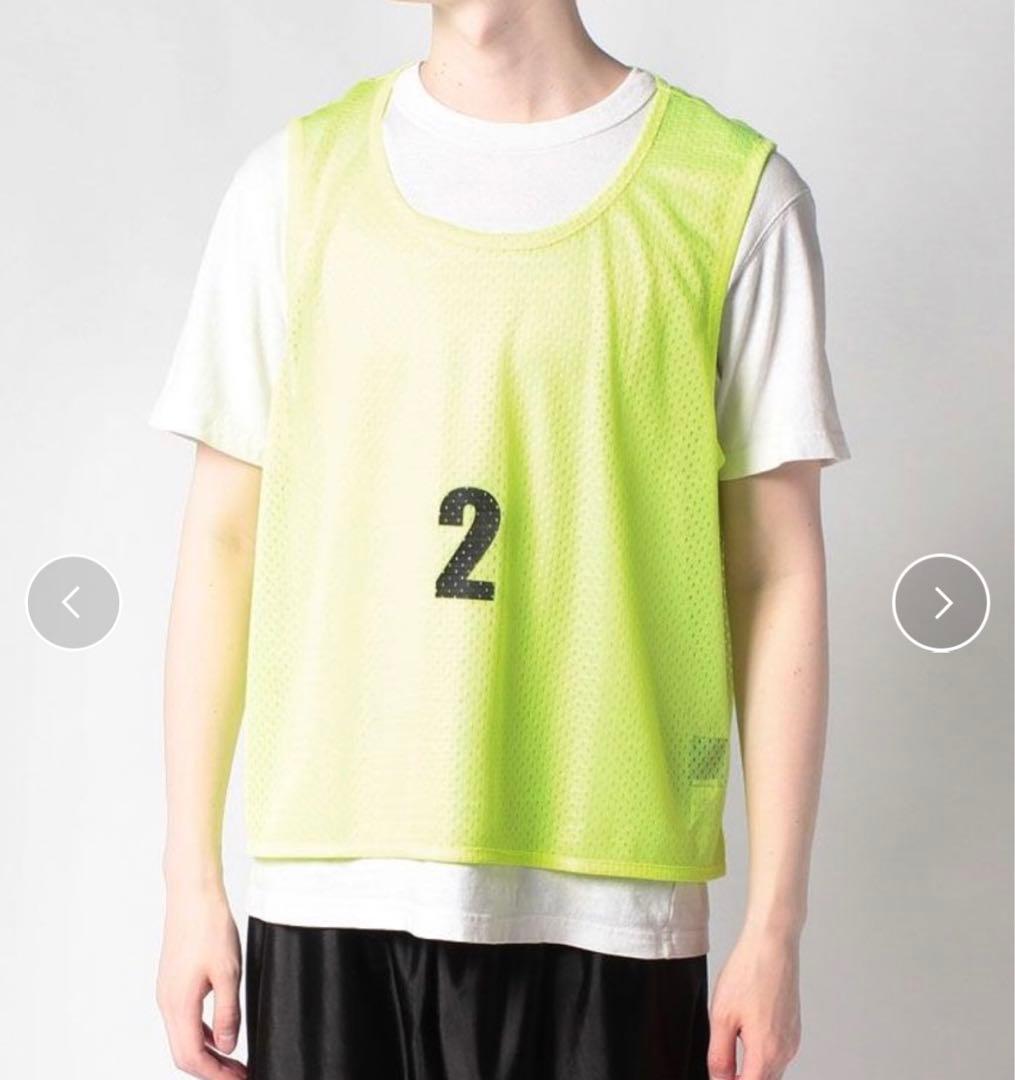 新品未使用 蛍光イエロー ビブス 10枚セット一般