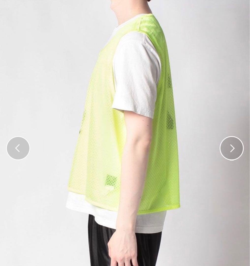 新品未使用 蛍光イエロー ビブス 10枚セット一般