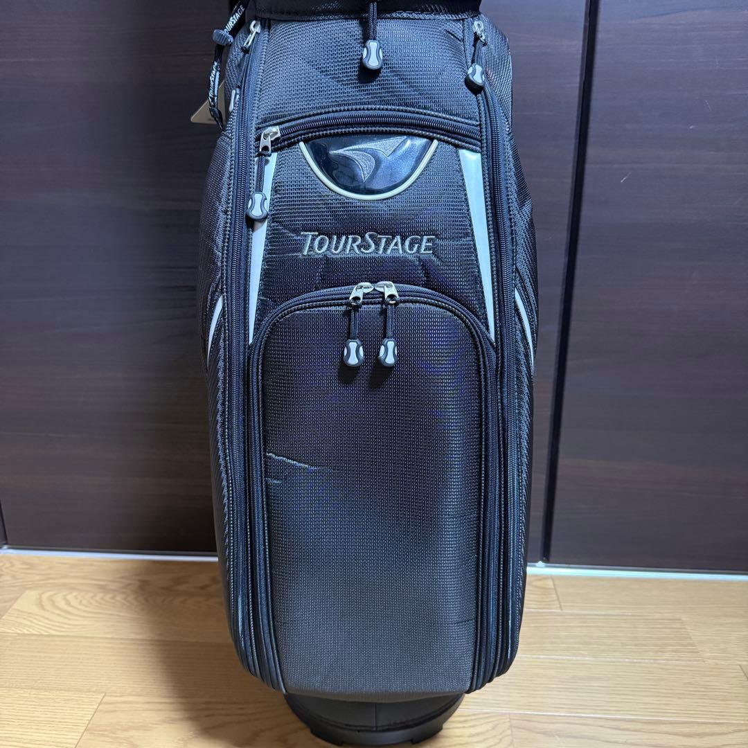 ☆タグ付き☆ TourStage キャディバッグ ブラック/グレー