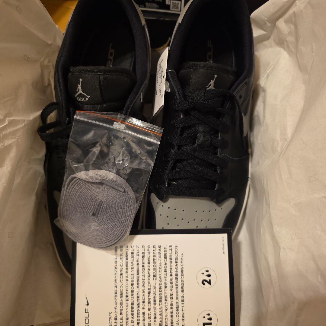 Air Jordan 1 Low ゴルフ ブラック/グレー サイズ28cm - シューズ(男性