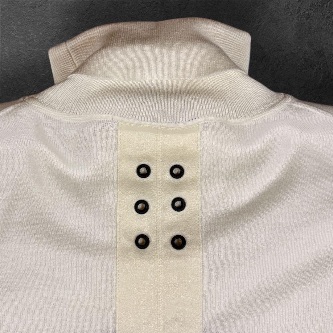 新品 Russeluno ラッセルノ ニット ハイネック タートル 薄手 白