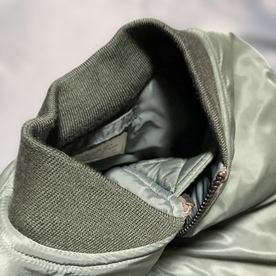 ヒューストン　MA-1 ALLフライトジャケット　セージグリーン　サイズM