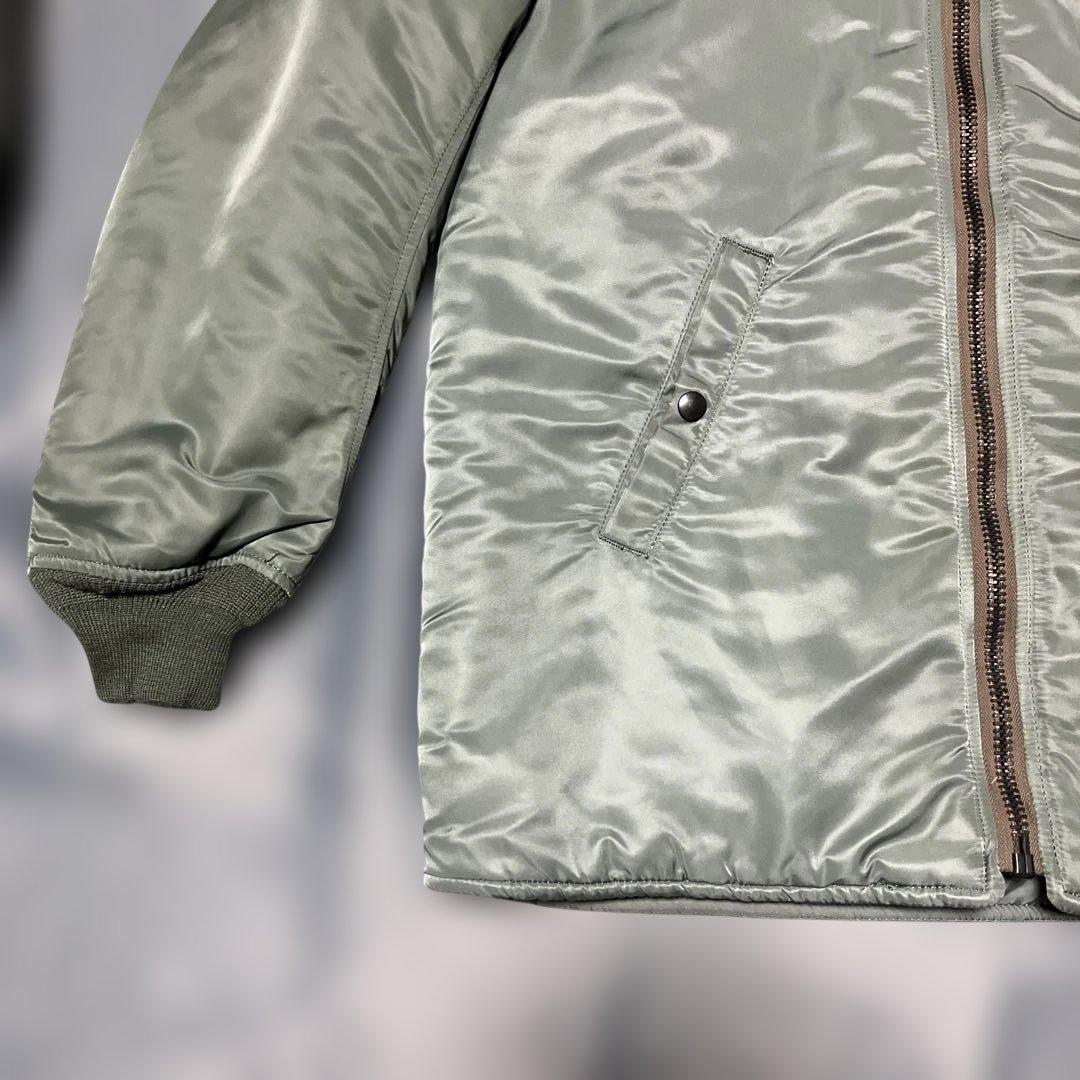 ヒューストン　MA-1 ALLフライトジャケット　セージグリーン　サイズM