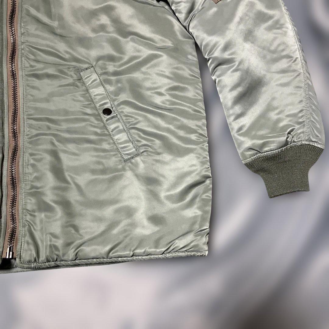 ヒューストン　MA-1 ALLフライトジャケット　セージグリーン　サイズM