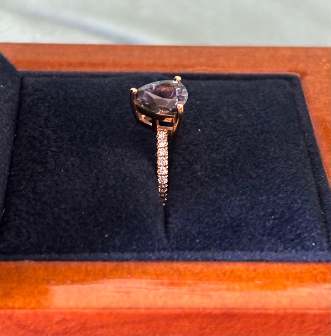 quarant'otto リング K18 ファンシーカラータンザナイト ダイヤ - メルカリ