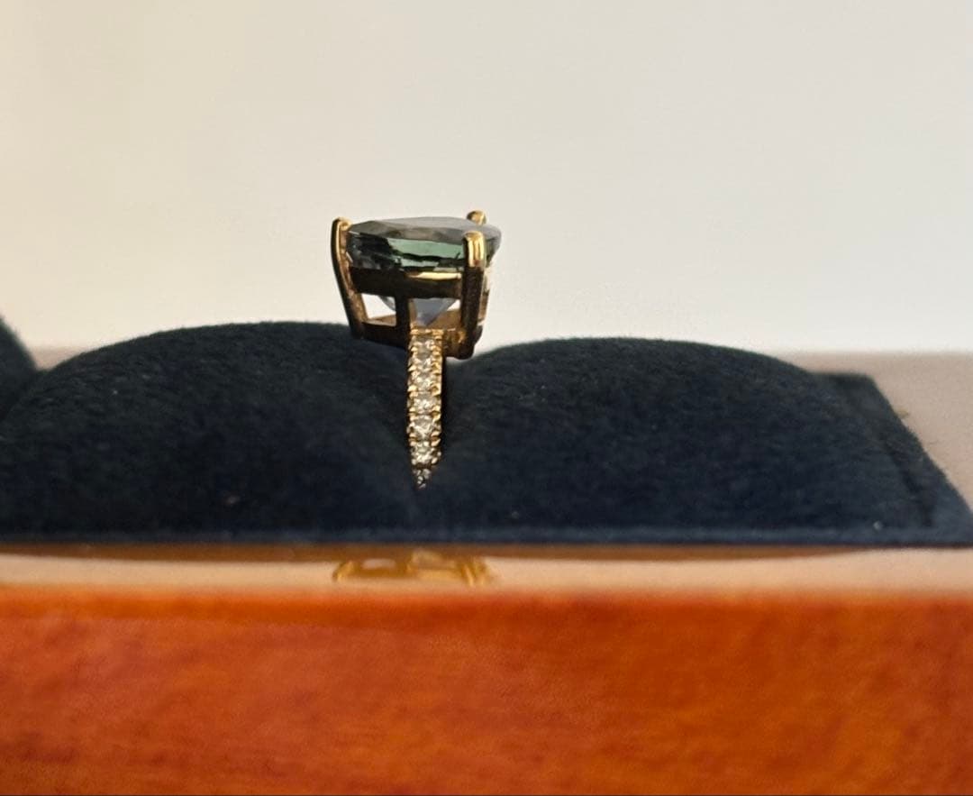 quarant'otto リング K18 ファンシーカラータンザナイト ダイヤ - メルカリ