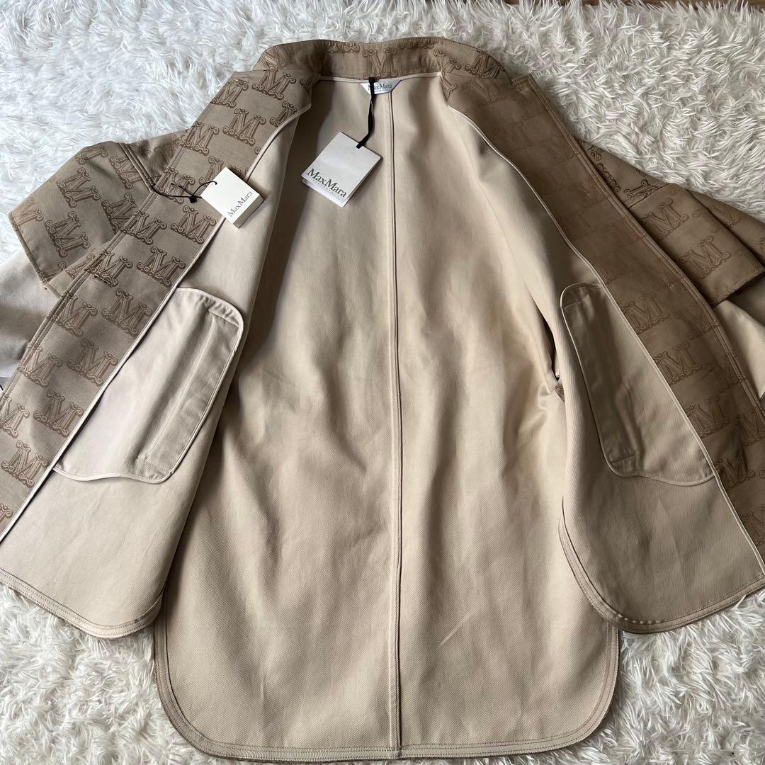 未使用タグ付 マックスマーラ ケープ KIBIR ラッフルスリーブ ポンチョ