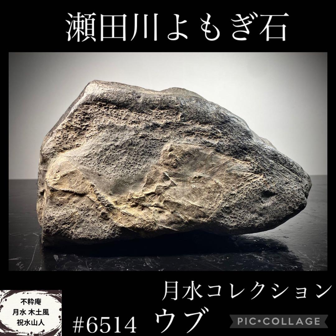 6514瀬田川石 ウブ 水石 盆栽 盆石 置物 鑑賞石 - メルカリ