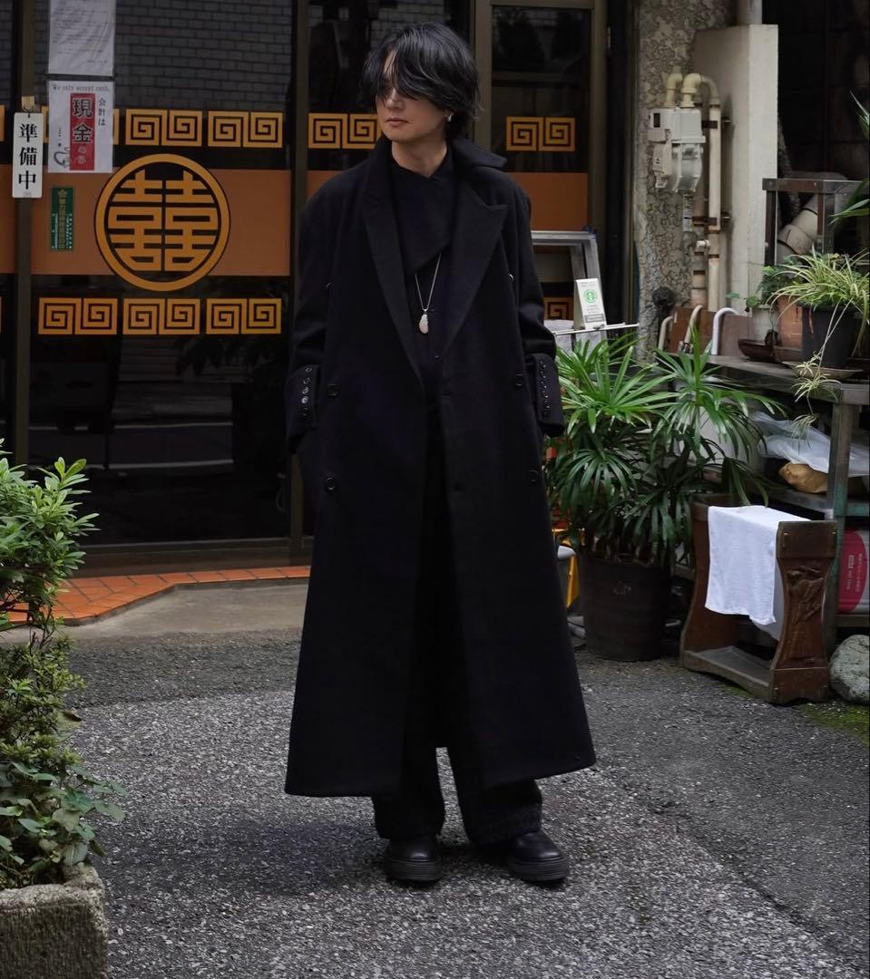 y*a様 定価以下 1回着用 2024 名作 MASU ロングコート ブラック