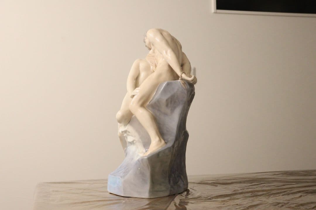 ロイヤルコペンハーゲン　WAVE AND ROCK フィギュリン　置物　大型