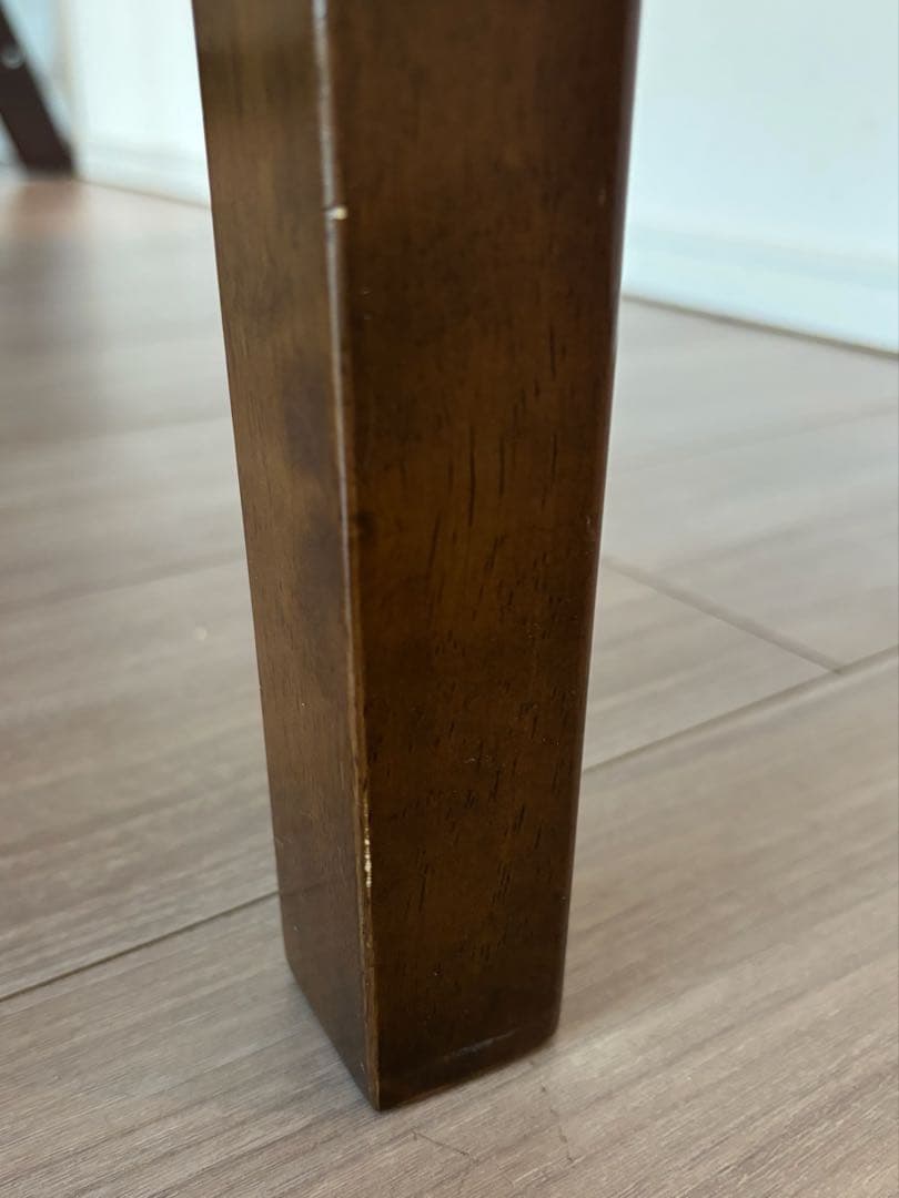 大理石柄ダイニングテーブル　拡張式