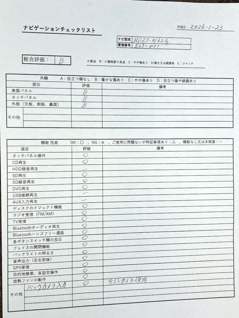2018年版地図★トヨタ NSZT-W62G BT対応・DVD・地デジ★動作良好