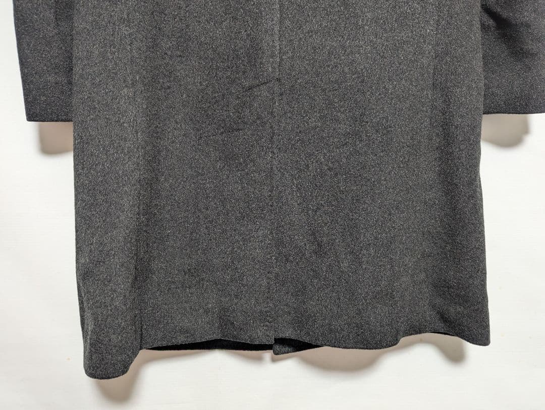 美品 最高級 美シルエット ロロピアーナ緑タグカシミヤ100%チェスターコートM