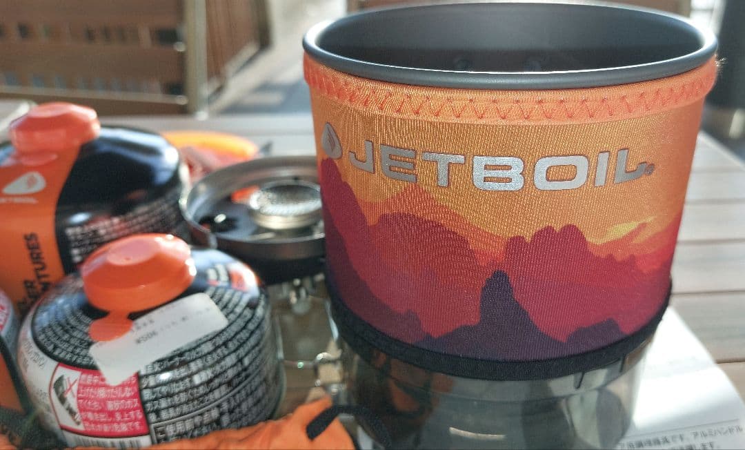 JETBOIL ミニモ ガス缶3本付きセット〈ワケアリ品〉