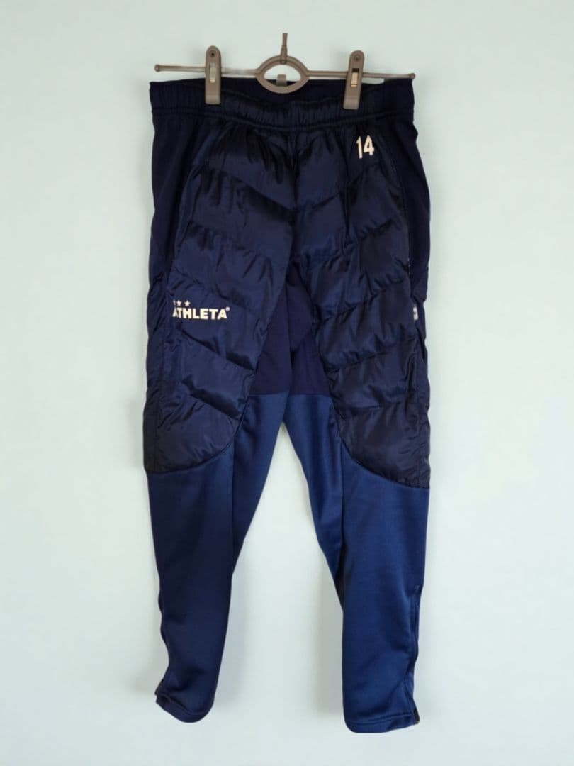 FCスチーム京都 ATHLETA 中綿ジャケット 中綿ウォームパンツ L
