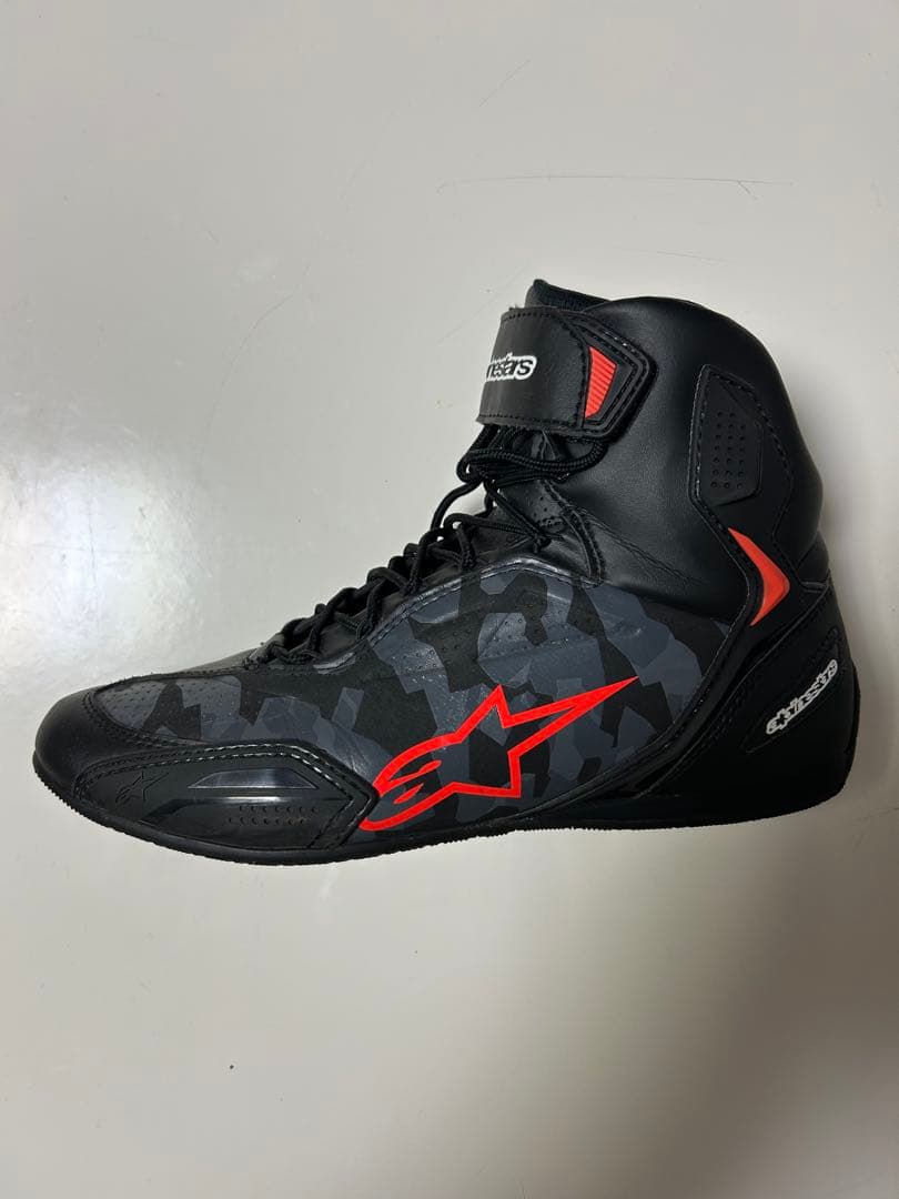 Alpinestars バイク用靴 ブラック/カモフラージュ