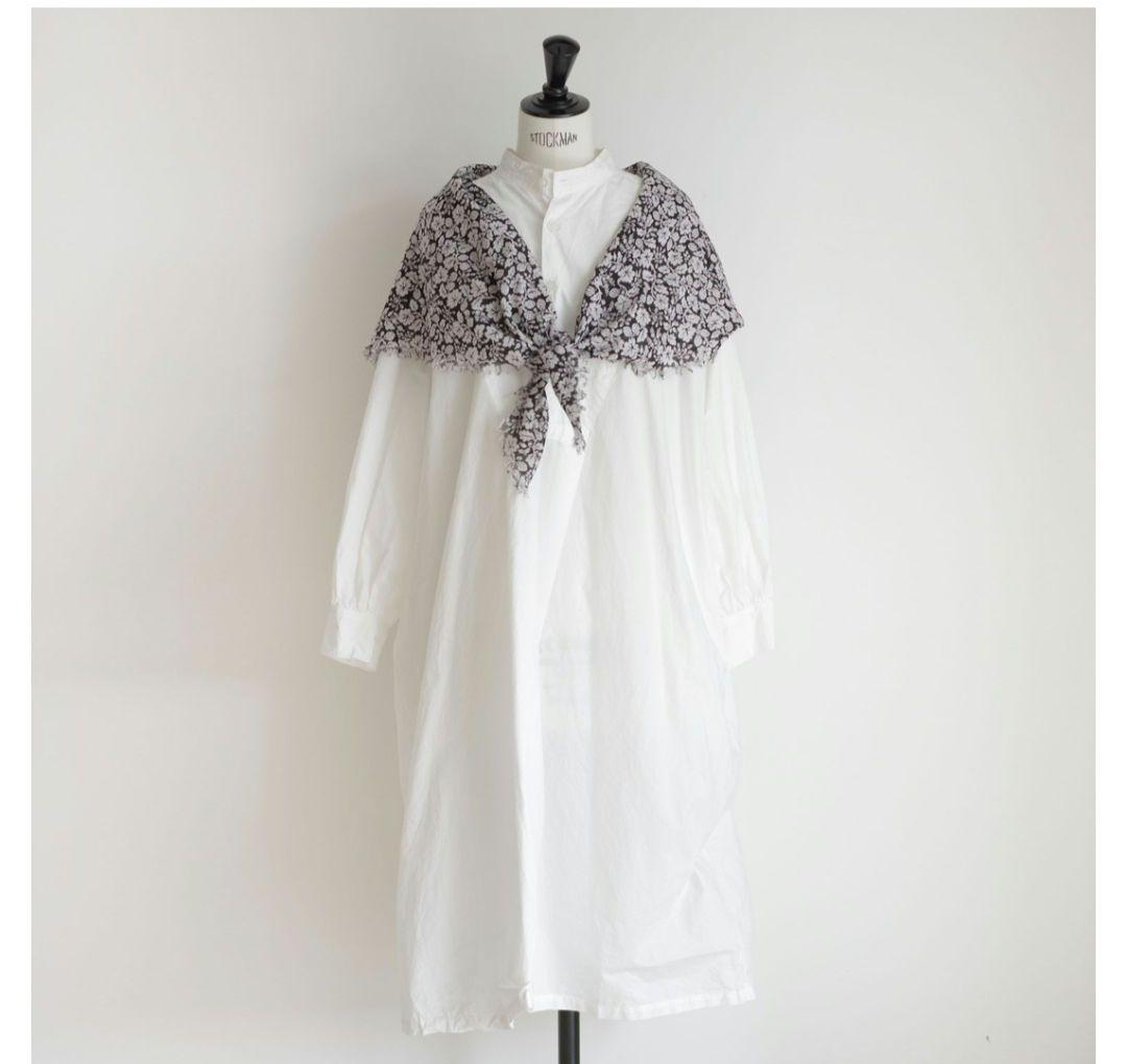 新品未使用タグ無今季R&D.M.Co- ワイルドベリーガーゼショール