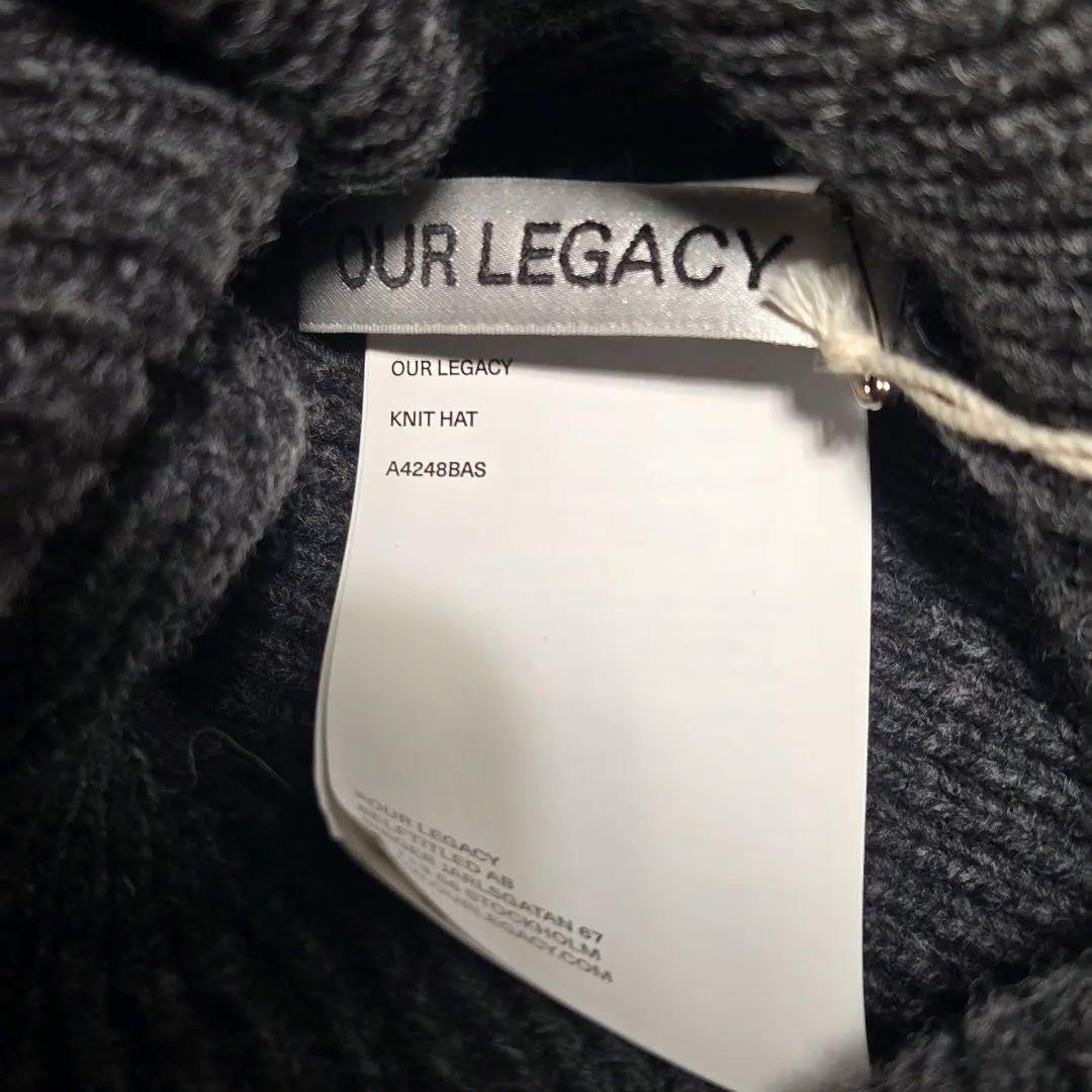 our legacy khit hat 24aw ビーニー ニット帽 グレー