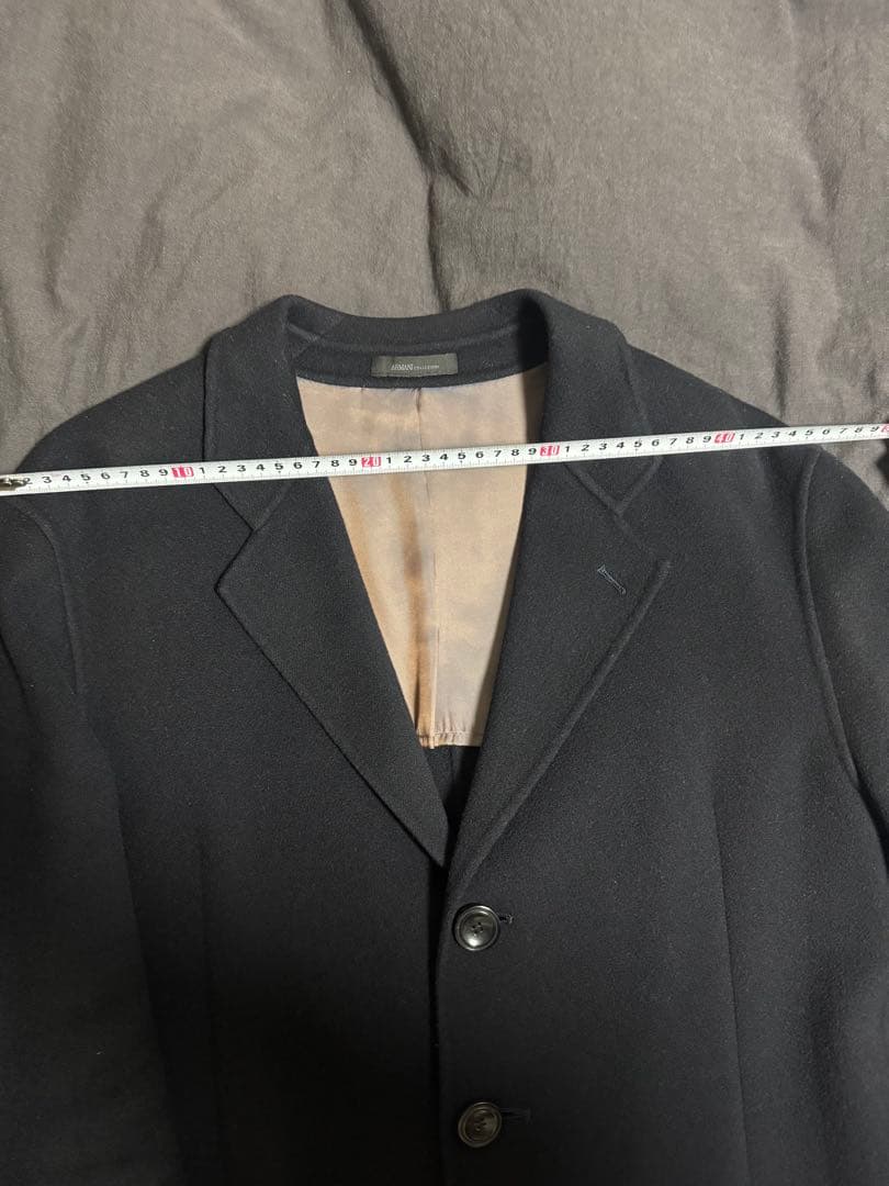 【ARMANI COLLEZIONI】コート ウール カシミヤ混　メンズ