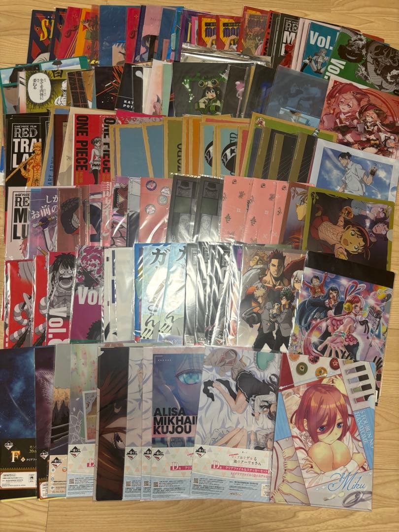 ノンジャンル アニメキャラ クリアファイル 大量 まとめ売り