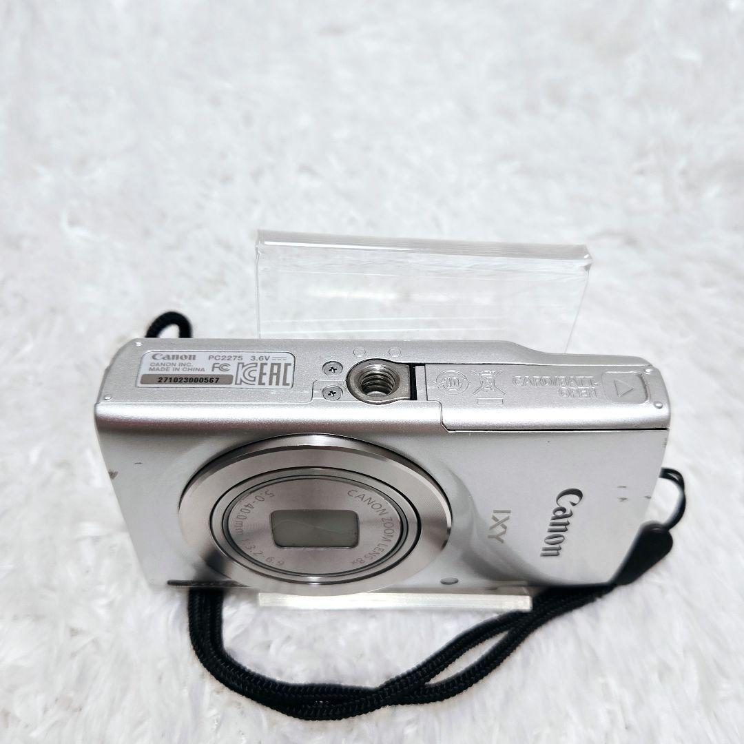 美品 Canon IXY180 シルバー 動作確認済 説明書 充電器 人気