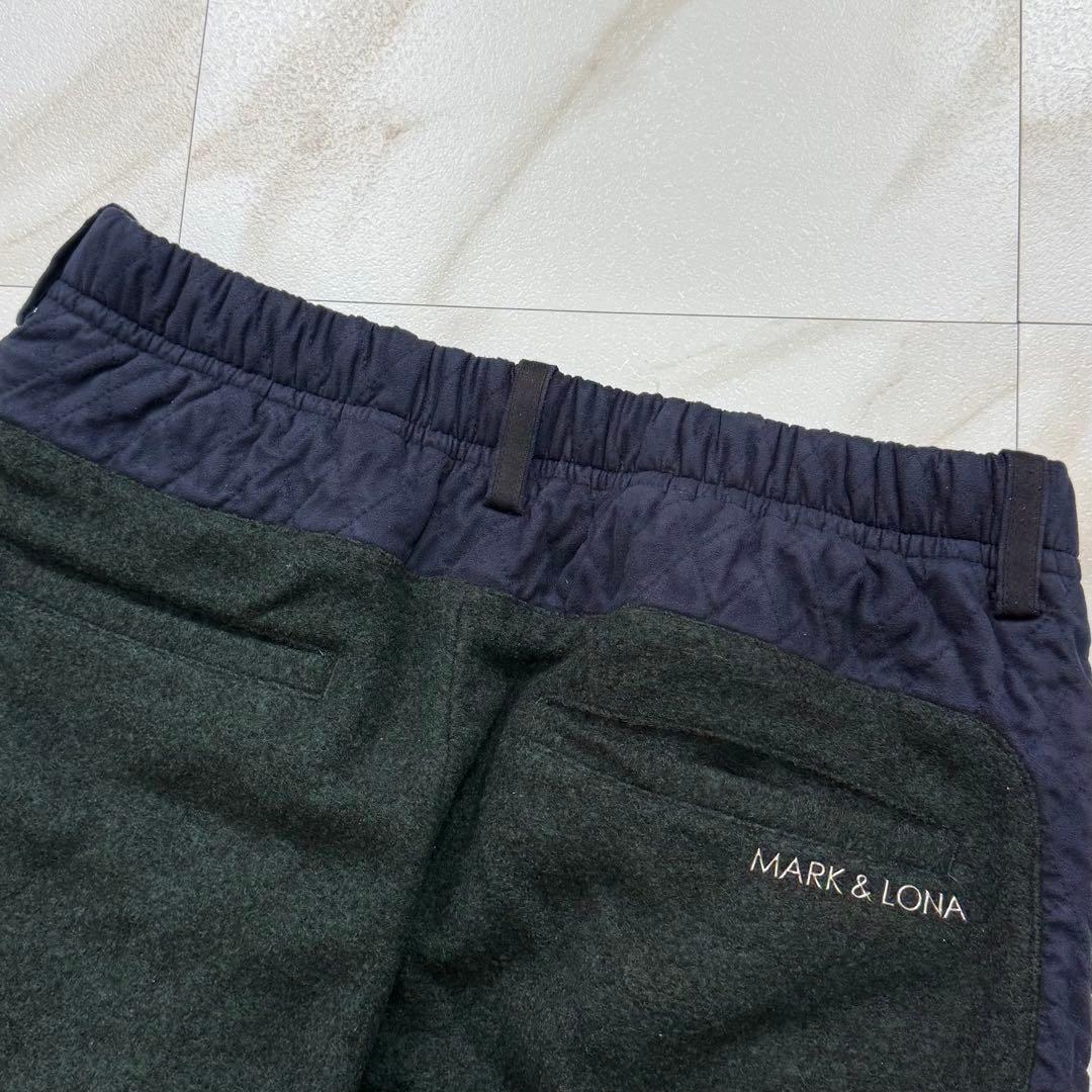 マークアンドロナ ニット切り替え パンツ ゴルフ GOLF 極暖 XL