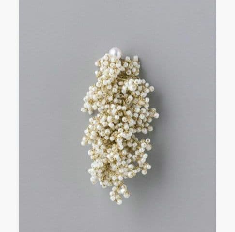 【美品】fua ピアス　始まりの時 IVORY size L