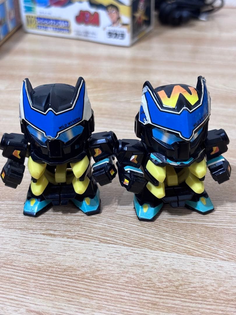 ビーダマンモデルセット。未開封のボックス2個と使用済みモデル数個が