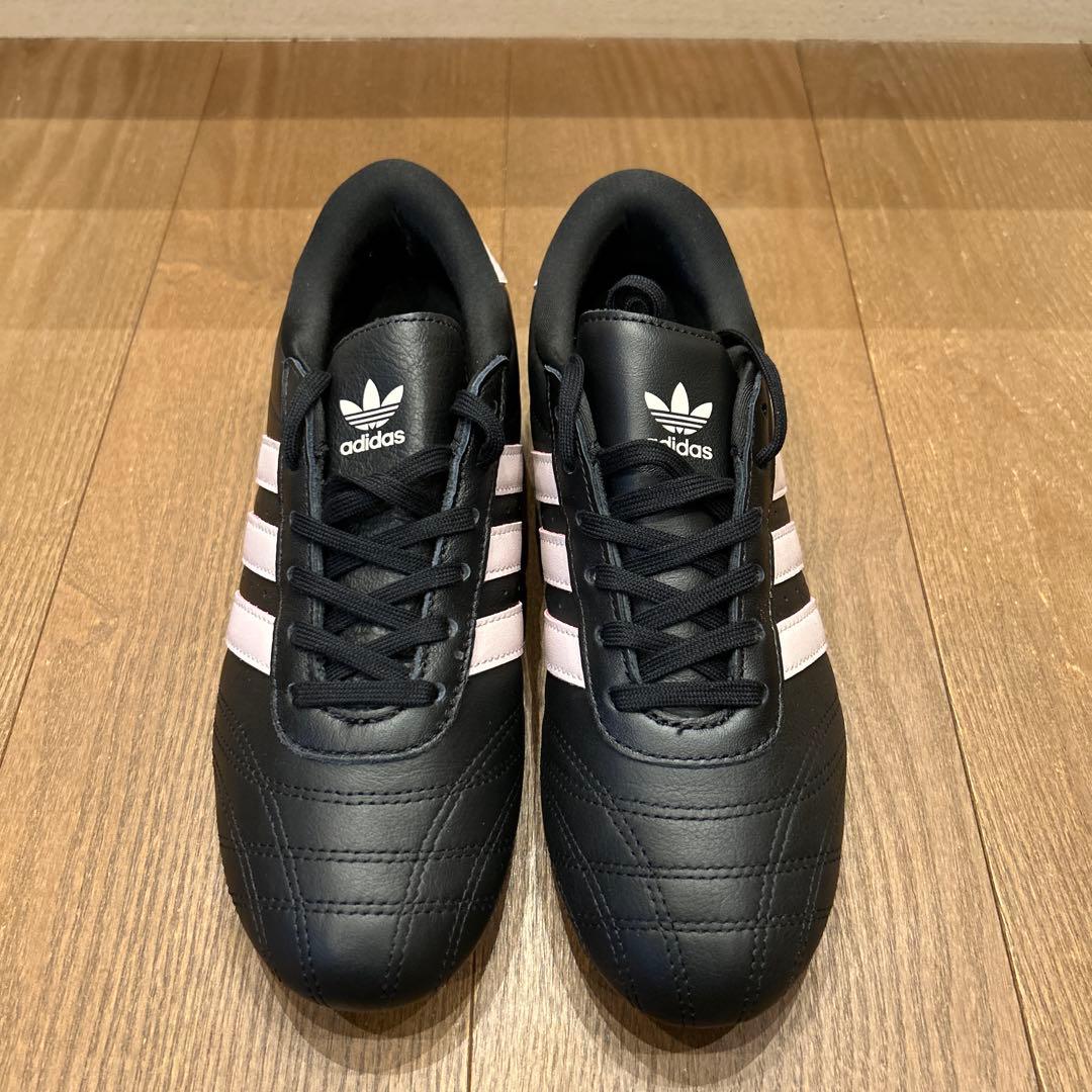 新品 アディダス adidas テコンドーレース 24.5cm 黒ピンク