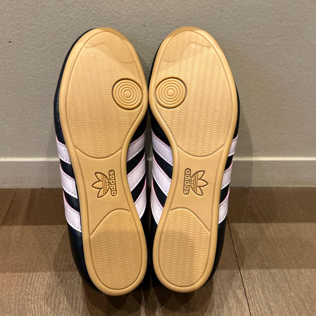 新品 アディダス adidas テコンドーレース 24.5cm 黒ピンク