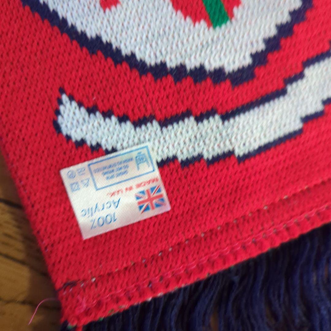 アーセナル サッカースカーフ 赤 マフラー 旧ロゴ - メルカリ