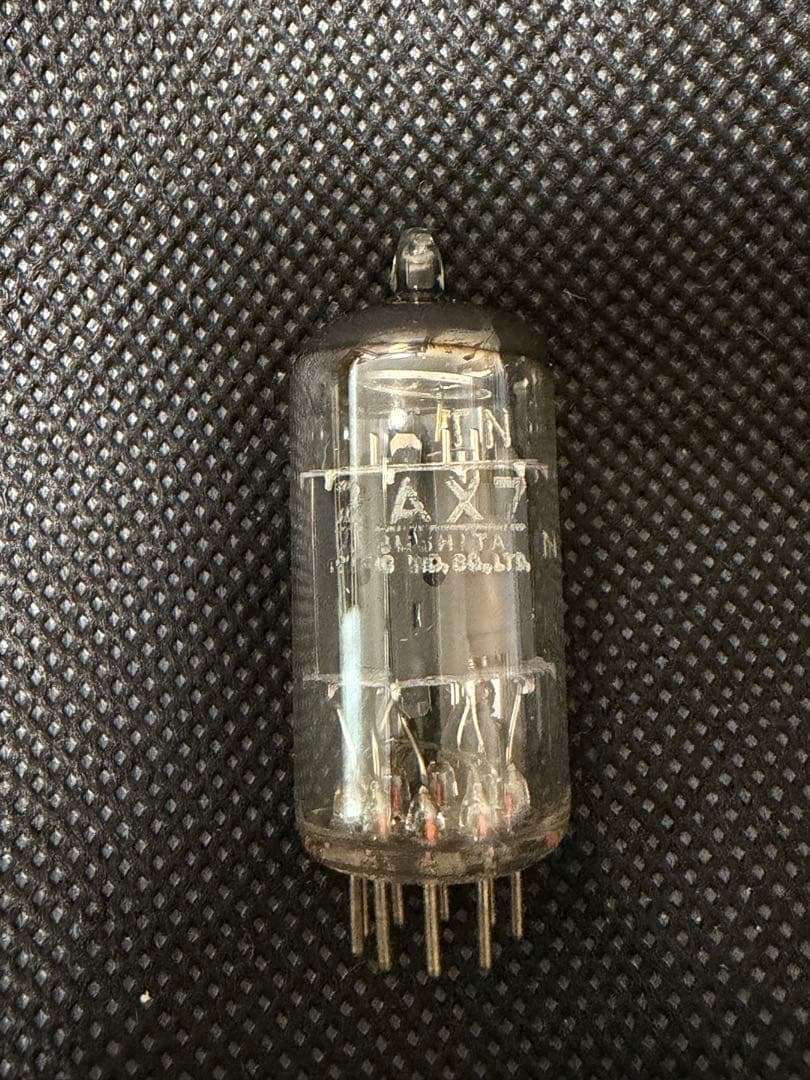 松*一様 ナショナルMATSUSHITA 12AX7 真空管 5本＋箱無し4本9