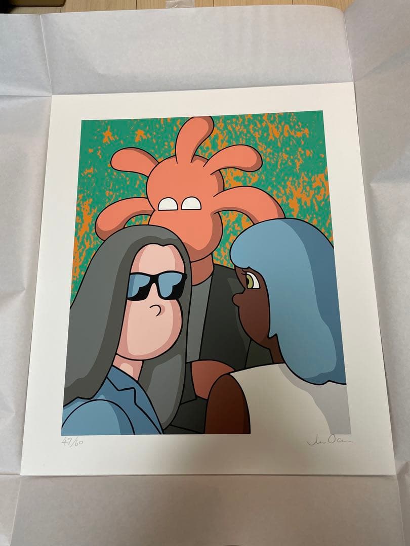 Jun Osonシルクスクリーン版画　ジュンオソン