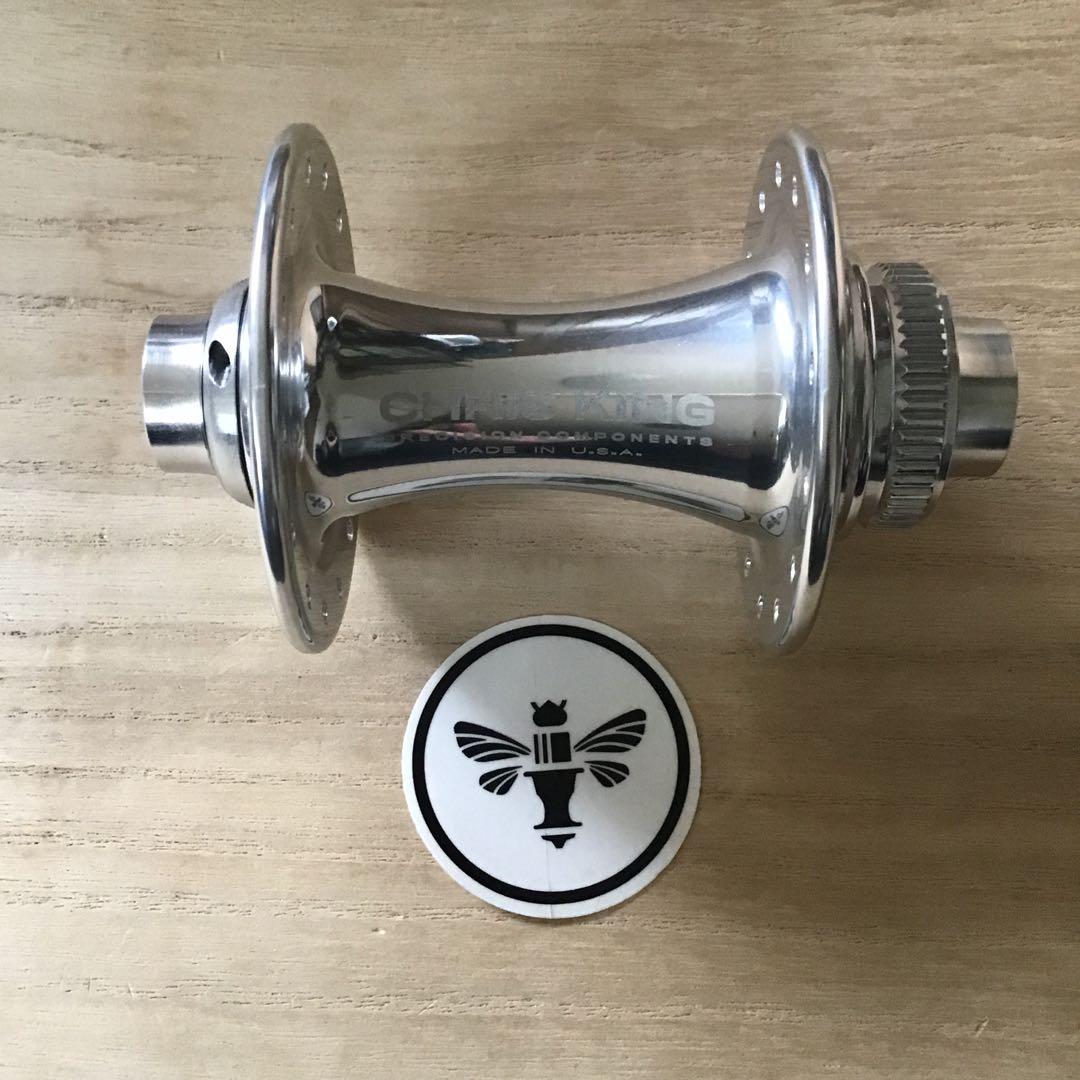 Chris king クリスキング フロント ハブ シルバー CHRIS KING