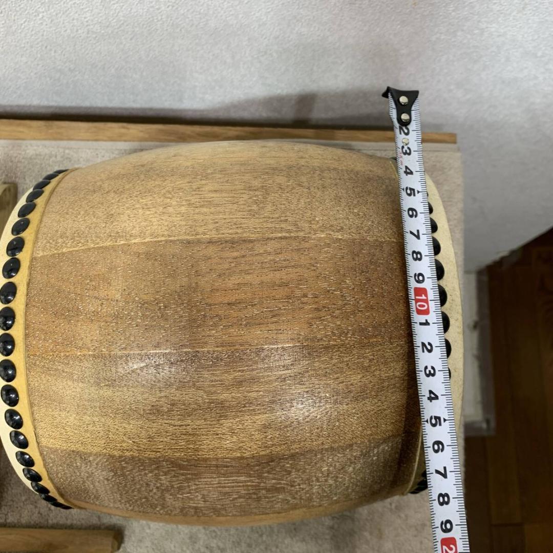 小さい太鼓 和太鼓 バチ付 縁起もの 祭り 祭 打楽器 和楽器 　XZ 3806