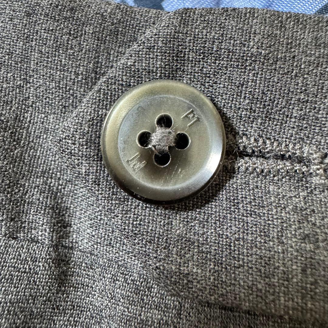 美品 PT TORINO スラックス グレー スリムストレッチ 48