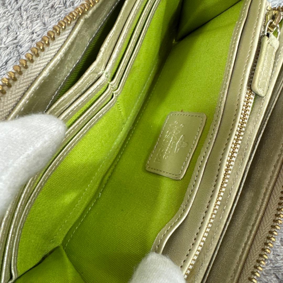 希少 Vivienne Westwood FROGS 長財布 ラウンドファスナー