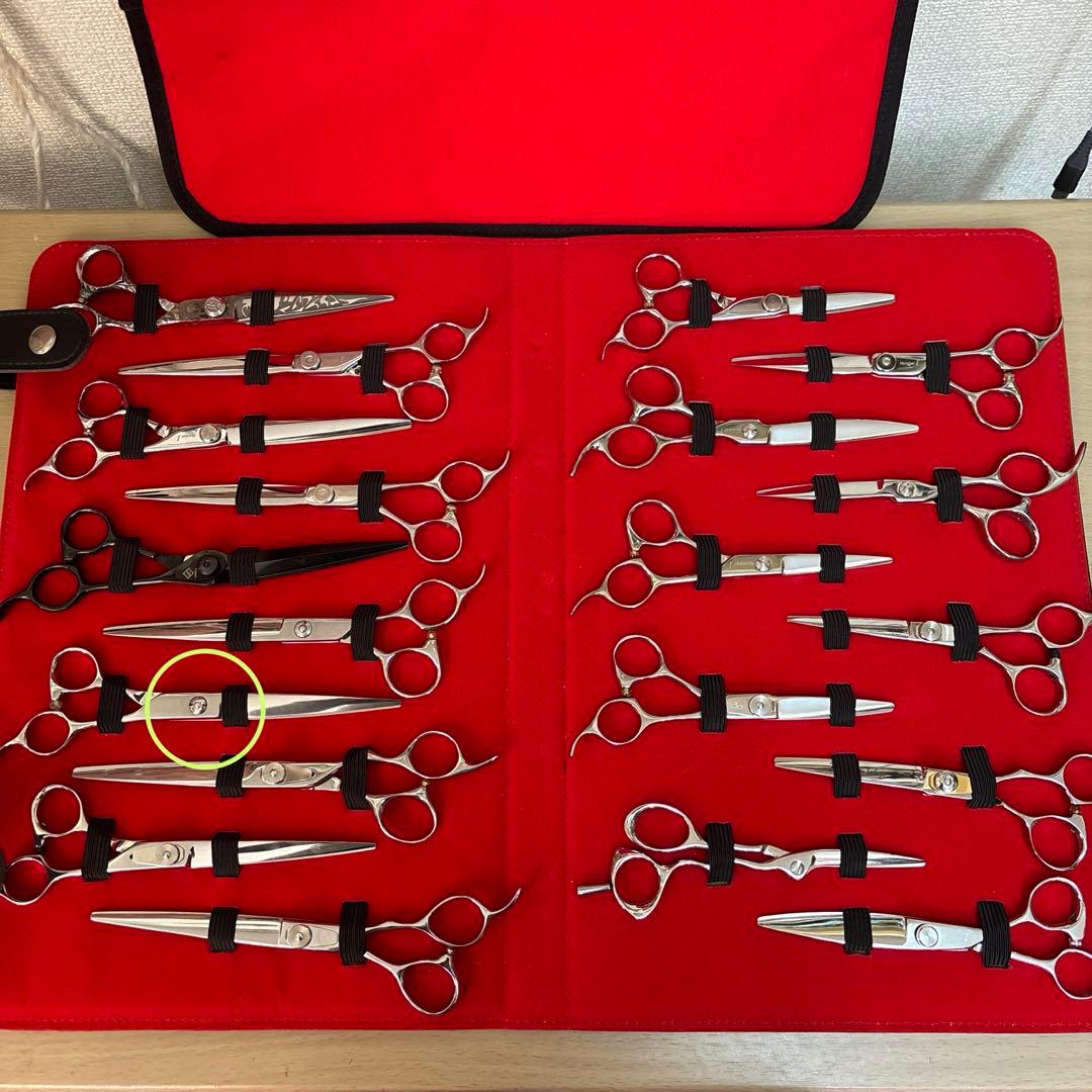 ⓛ ヘルシークイーン7㌅ 美容理容シザー鋏