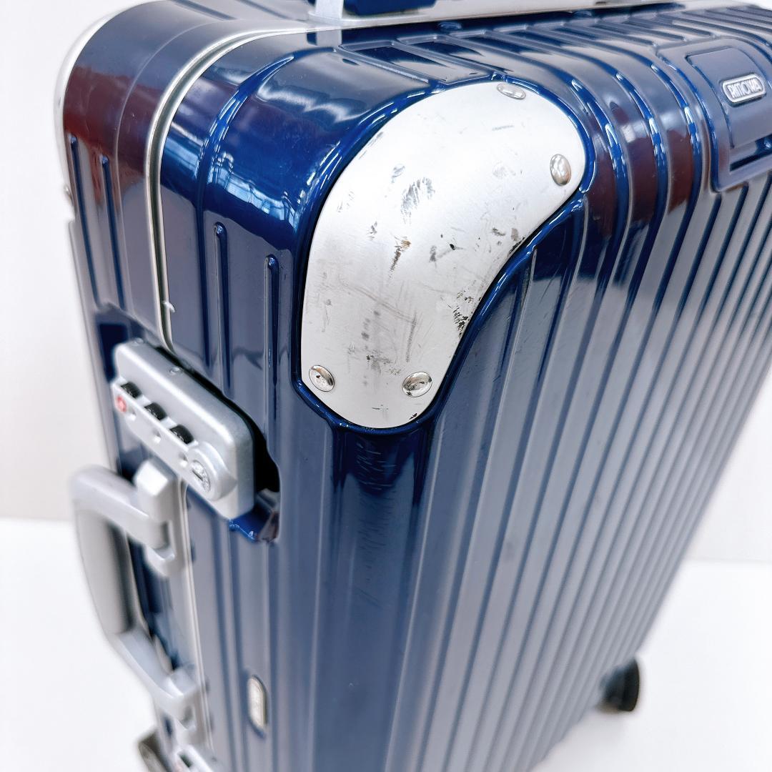 【良品】リモワ スーツケース Hybrid 32L MatteBlue