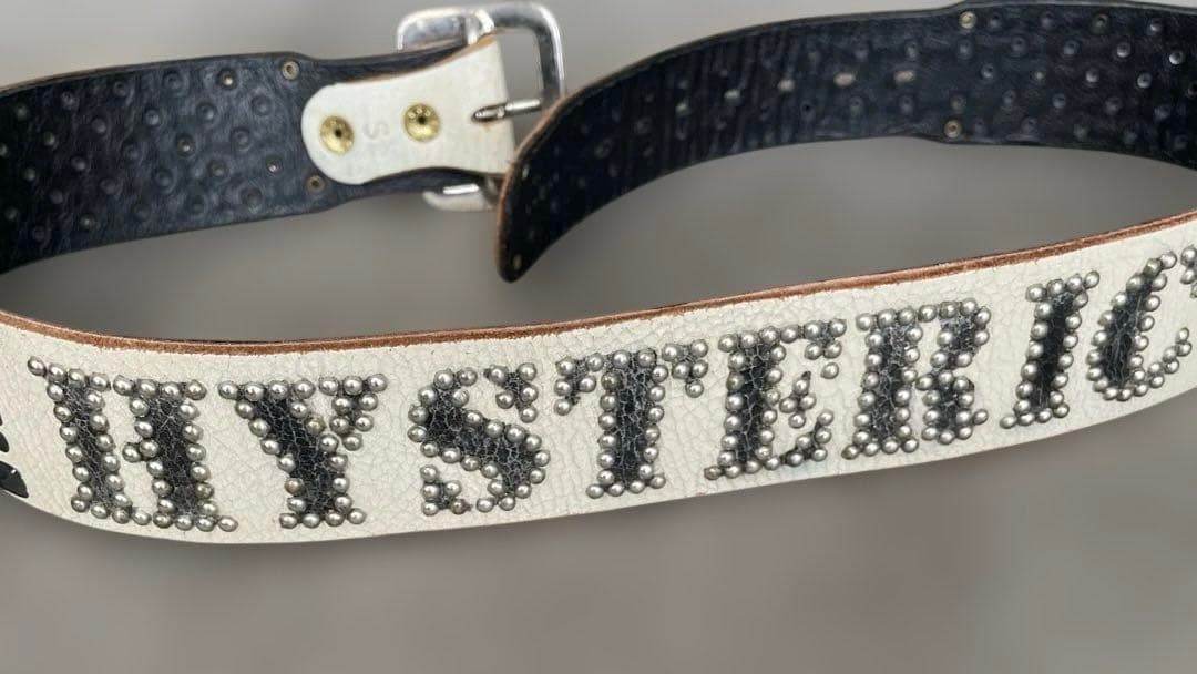 希少】ヒステリックグラマー ×バルタザール´ロゴスタッズベルトコラボ