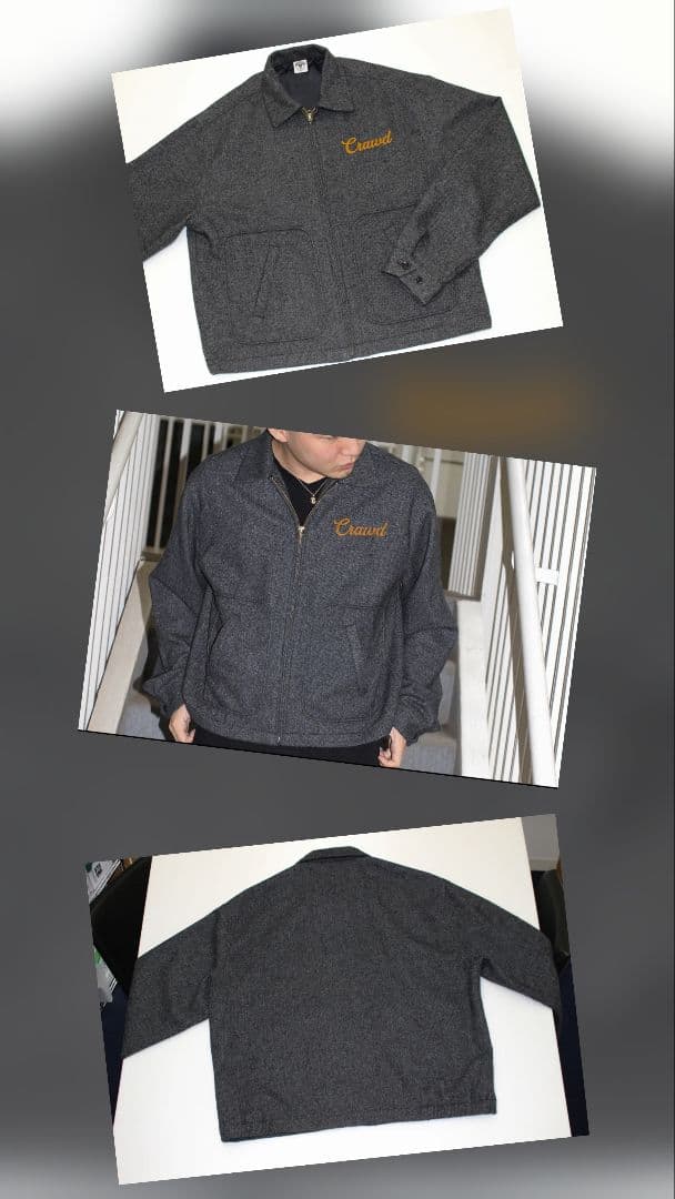 CRAWD 40s Swing Top Herringbone Jacket